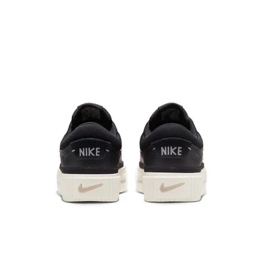 Nike Women’s Court Legacy Lift Platform Shoes Black Violet DM7590-002, Size 12 - Picture 13 of 14